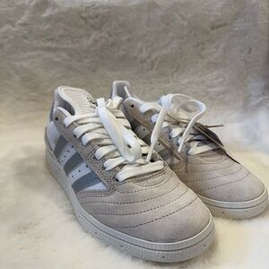 Adidas Unisex Busenitz (white silver metallic) sneakers
